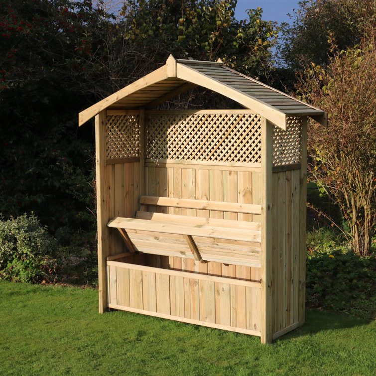 Garten Living Rosenbogen Millville mit Bank aus Holz & Bewertungen